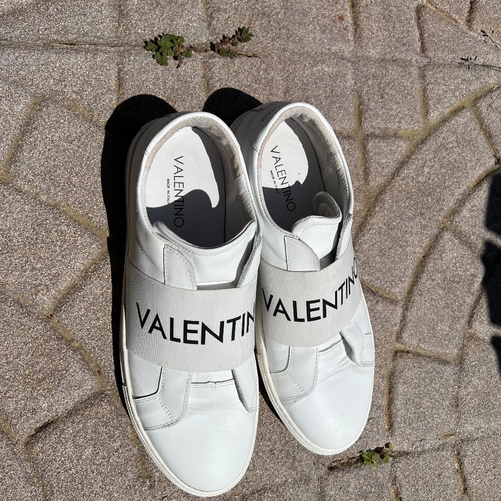 Men Valentino shoes white size 13